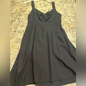 Fit and Flare linen Old Navy Black Dress